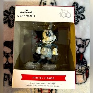 Disney 100th Anniversary Mickey Mouse hallmark ornament new.
